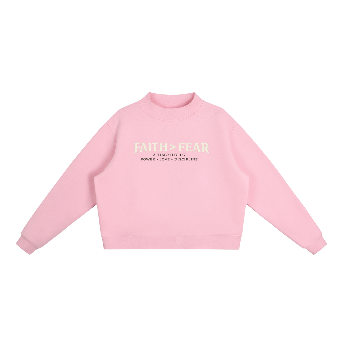 Woman's | Essential Fleece Mock-Neck Crew Sweatshirt