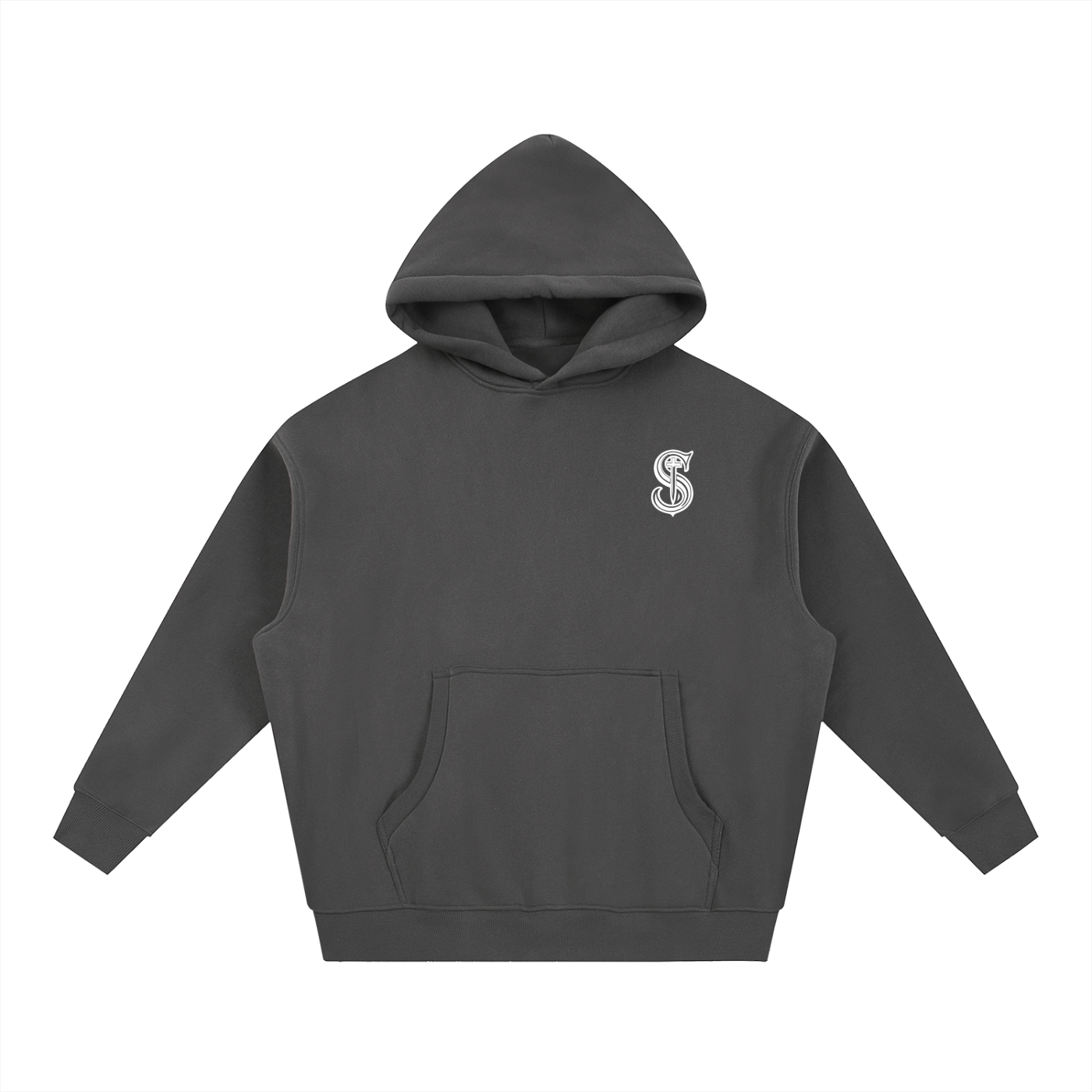 Essential Oversized Boxy Fit Fleece Hoodie