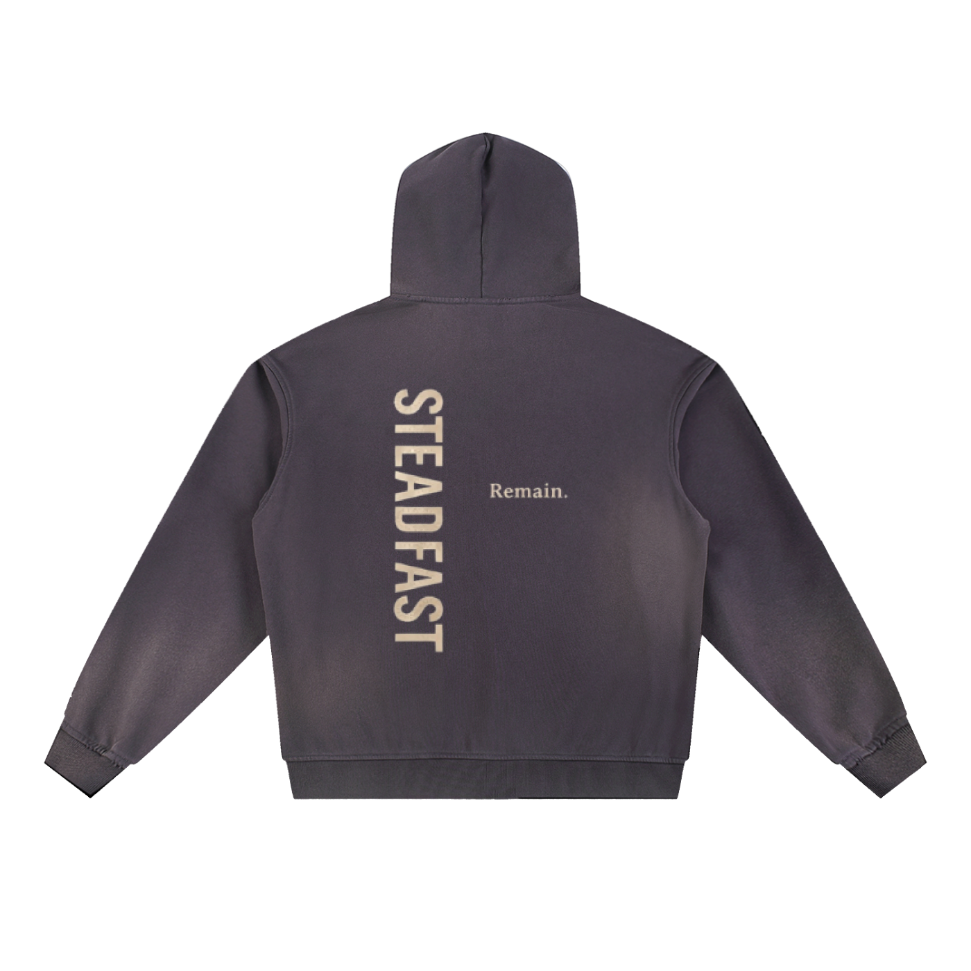 High Quality | Sun Fade Frayed Fleece Hoodie