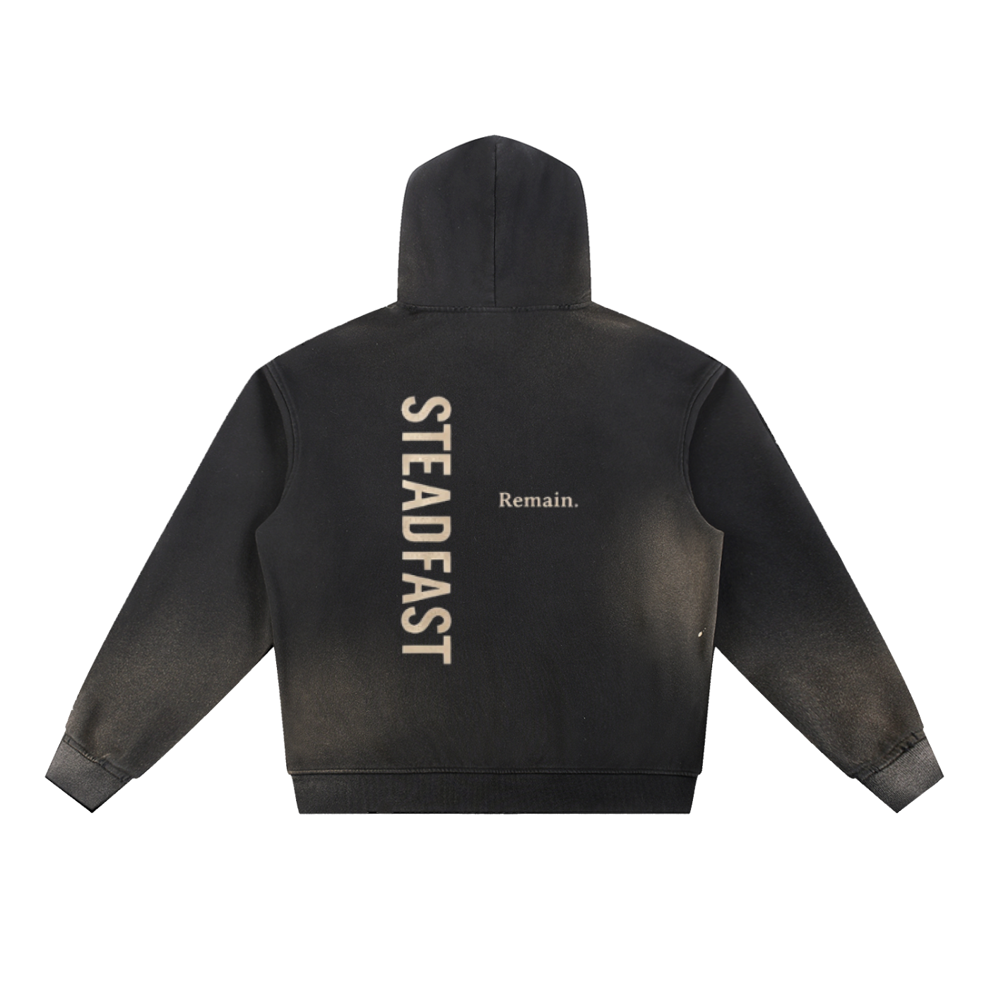 High Quality | Sun Fade Frayed Fleece Hoodie