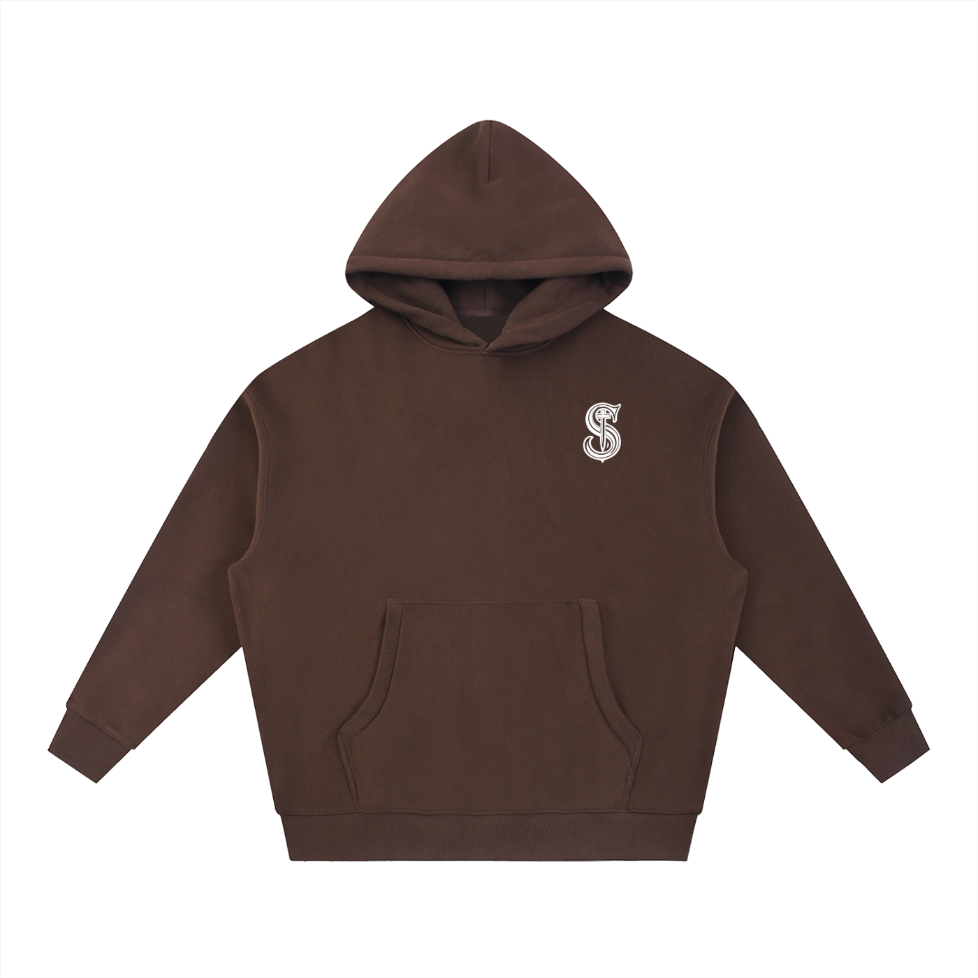 Essential Oversized Boxy Fit Fleece Hoodie