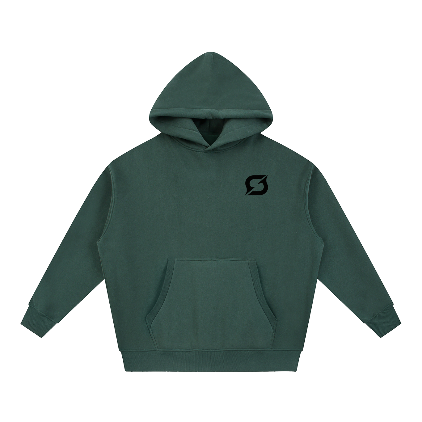 Essential Oversized Boxy Fit Fleece Hoodie