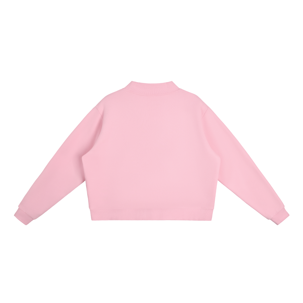 Woman's | Essential Fleece Mock-Neck Crew Sweatshirt