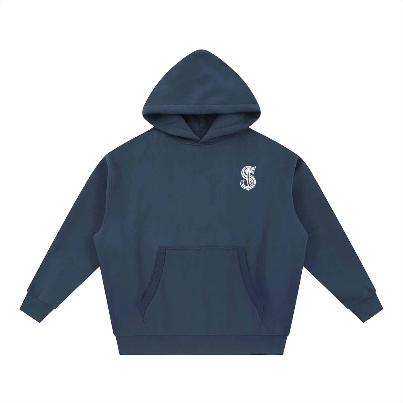 Essential Oversized Boxy Fit Fleece Hoodie